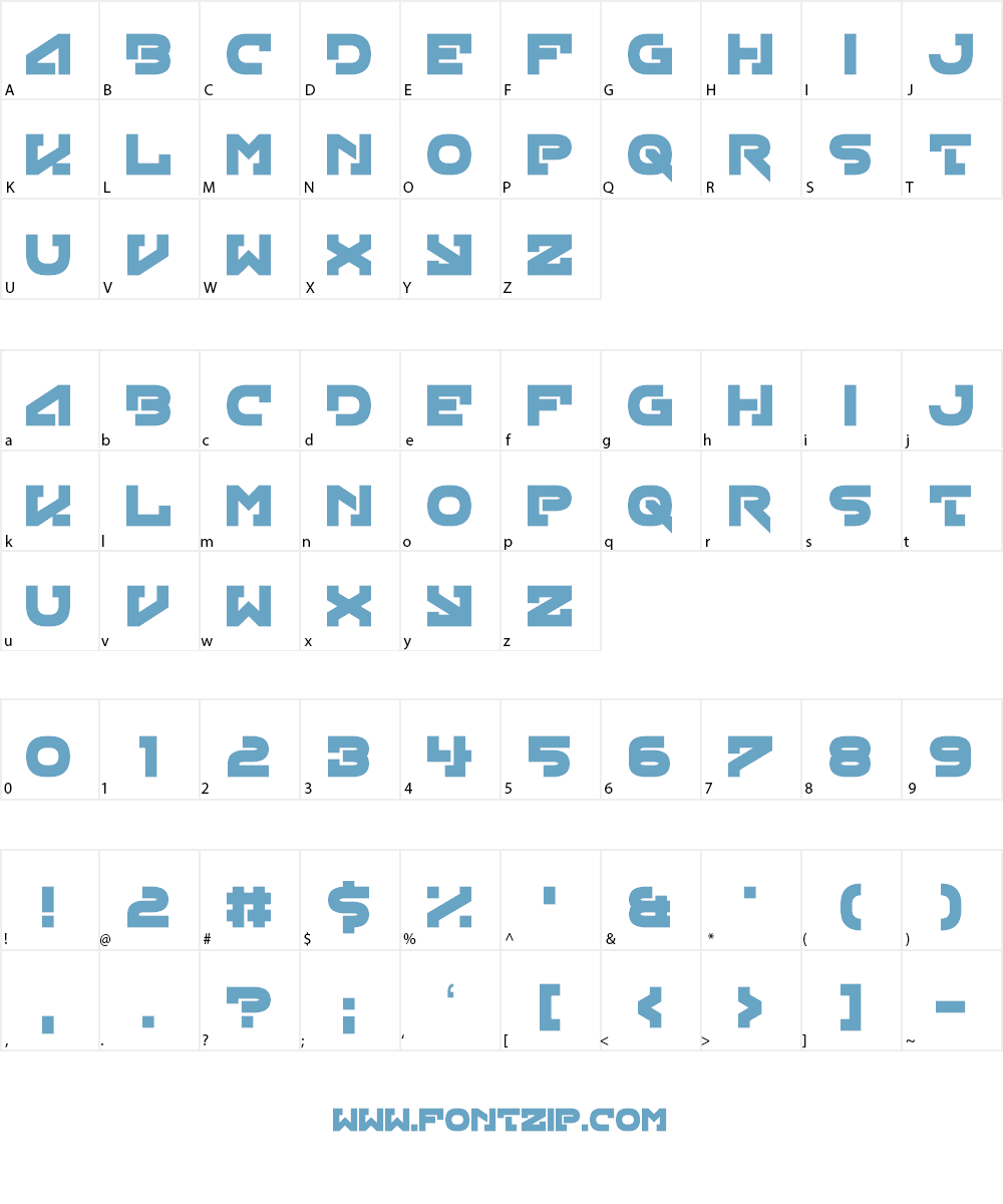 Green Strand Font Character
